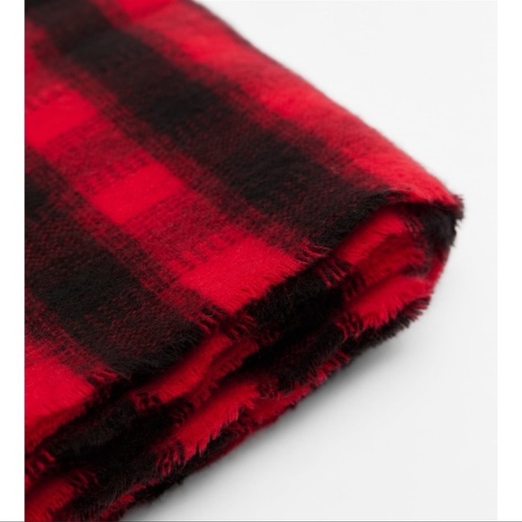 ZARA SOFT PLAID SCARF | NWT - Picture 4 of 5